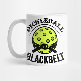 Pickleball Gifts Pickleball Blackbelt funny Pickleball Shirt Mug